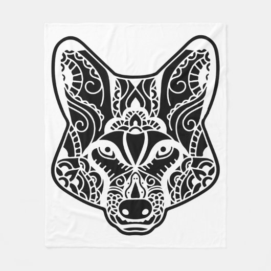 Stam WOLF Fleece Deken (Voorkant)