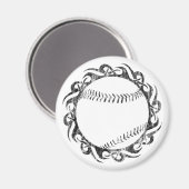 stambal honkbal magneet (Voorkant / Achterkant)