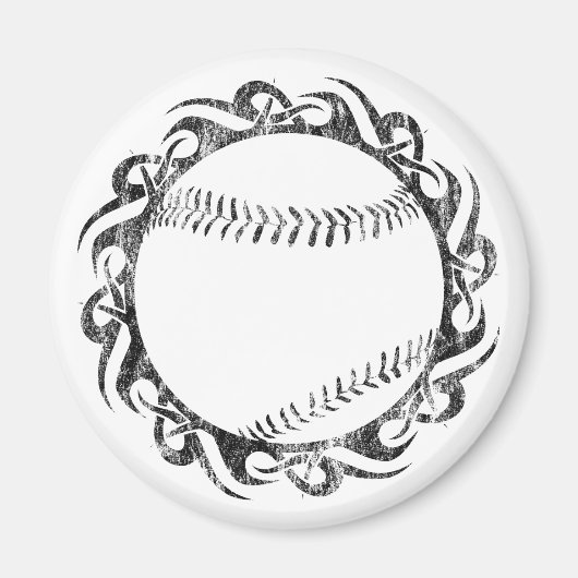 stambal honkbal magneet (Voorkant)