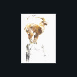 Stambecco d'Oro 2005 Canvas Afdruk<br><div class="desc">Stambecco d'Oro 2005 (houtskool en conte) Adlington Mark / Private Collectie / Bridgeman Afbeeldingen Wilde dieren Zoogdieren Wilde Dieren</div>