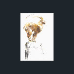 Stambecco d'Oro 2005 Canvas Afdruk<br><div class="desc">Stambecco d'Oro 2005 (houtskool en conte) Adlington Mark / Private Collectie / Bridgeman Afbeeldingen Wilde dieren Zoogdieren Wilde Dieren</div>