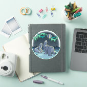 Stambeer Stickers Aurora IJsbeer Kunststickers (iPad Cover)