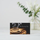 Stambeker koffie visitekaartje (Staand voorkant)