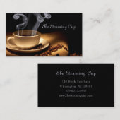 Stambeker koffie visitekaartje (Voorkant / Achterkant)