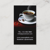 Stambeker koffie visitekaartje (Achterkant)