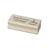Stambeker koffieadres rubberstempel (Stempel)