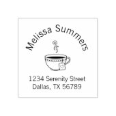 Stambeker op het adres van Tea Arch Rubberstempel (Afrduk)