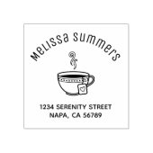 Stambeker op het adres van Tea Arch Rubberstempel (Afrduk)