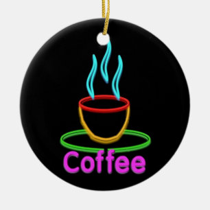 Stambeker van Neon Coffe Keramisch Ornament