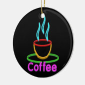 Stambeker van Neon Coffe Keramisch Ornament (Links)