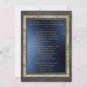 Stambenodigdheden voor de bruinbruinbruin van Navy Kaart (Voorkant)