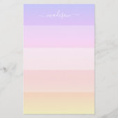 Stambenodigdheden voor regenboogstrips briefpapier (Voorkant)