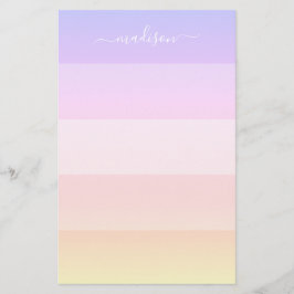 Stambenodigdheden voor regenboogstrips briefpapier