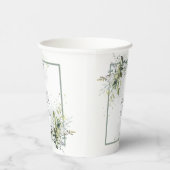 Stamblauw Eucalyptus Botanisch Vrijgezellenfeest Papieren Bekers (Rechts)