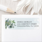 Stamblauw Eucalyptus Return Address Label (Insitu)