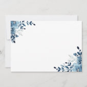 Stamblauw Kaart van de Floral Blank (Voorkant)