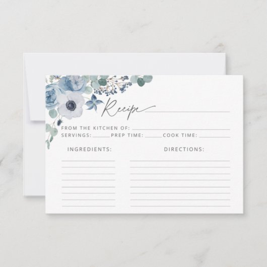 Stamblauw recept (Voorkant)