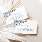 Stamblauw recept informatiekaartje