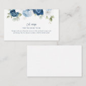 Stamblauw Vrijgezellenfeest Ontvangen Kaart Invoeg (Voorkant / Achterkant)