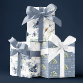 Stamblauw Waterverf — kartonnen papierbladen Inpakpapier Vel