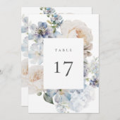 Stamblauwe tuin — Kaart tabelnummer (Voorkant / Achterkant)