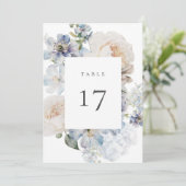 Stamblauwe tuin — Kaart tabelnummer (Staand voorkant)