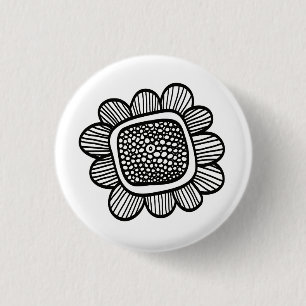 Stambloem Ronde Button 3,2 Cm