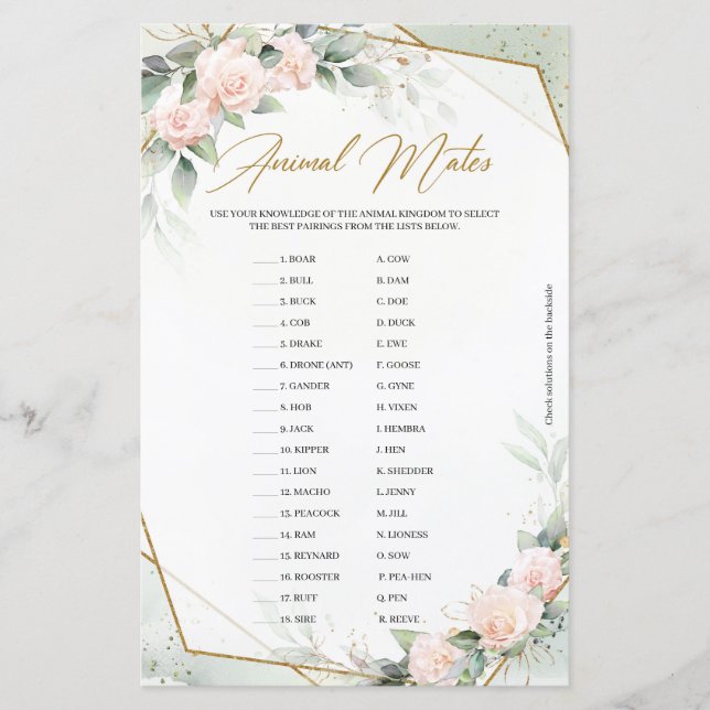 Stambloemen eucalyptusgoud Diermaden (Voorkant)