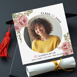 Stambloemen roos Klasse 2023 Foto afstuderen 2023 Aankondiging