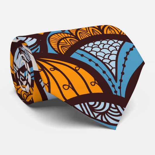 Stambloemen Stropdas (Opgerold)