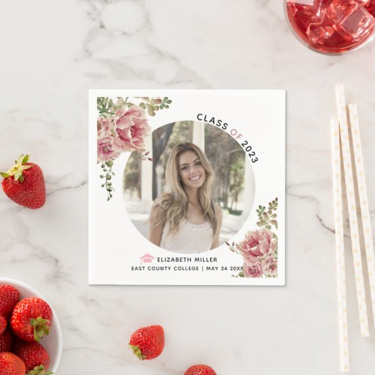 Stambloemen voor roos Klasse 2022 Foto van afstude Servet (Insitu)