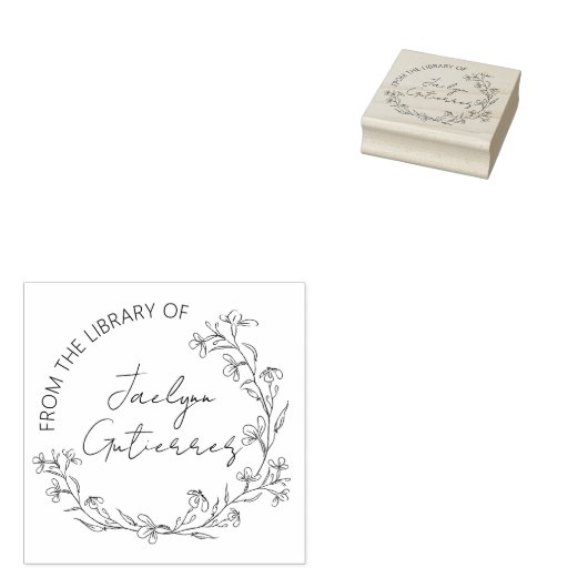 Stamblok uit de bibliotheek van rubberstempel (Gestempeld)