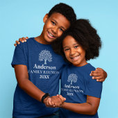 stamboom aangepaste naam en jaar familiereünie t-shirt