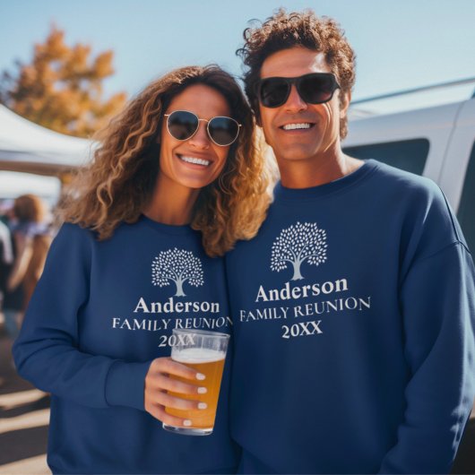 stamboom aangepaste naam en jaar familiereünie t-shirt