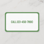 stamboom aangepaste QR-code Visitekaartje (Achterkant)