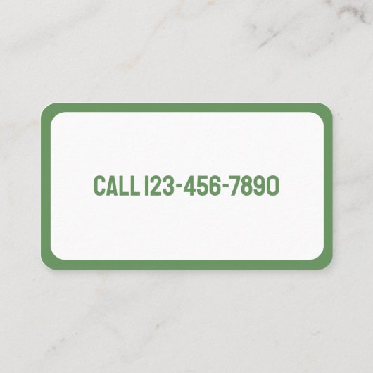 stamboom aangepaste QR-code Visitekaartje (Achterkant)