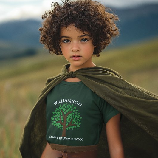 Stamboom Cool Aangepaste Matching Reünie Kinderen T-shirt