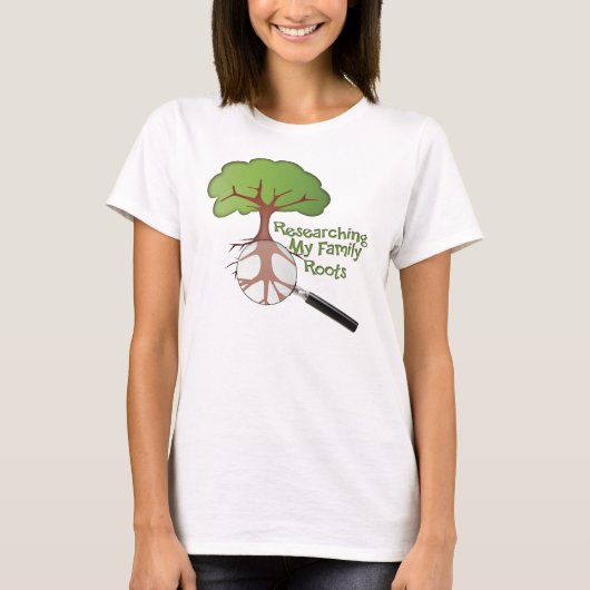 Stamboom Een voorouder T-shirt (Voorkant)