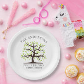 Stamboom Familie Reünie Custom Papieren Bordje (Feest)