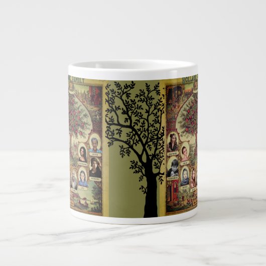 stamboom genealogie grote koffiekop (Voorkant)