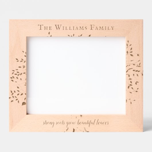 stamboom | Gepersonaliseerde familienaam Gegraveerde Lijstjes (Voorkant)
