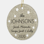 stamboom herinnering herdenking 2020 keramisch ornament (Links)