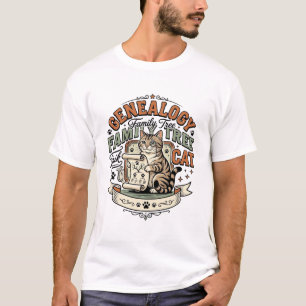 Stamboom Kat Stamboom Huisdier Genealogie T-shirt