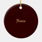 Stamboom Keramisch Ornament (Achterkant)