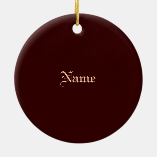 Stamboom Keramisch Ornament (Achterkant)