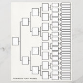 Stamboom lineage sheet flyer (Voorkant)