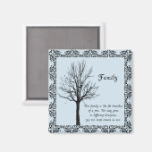 STAMBOOM - magneet (Voorkant / Achterkant)