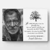 Stamboom met stijl | Foto-herinnering Fotoplaat (voorkant)