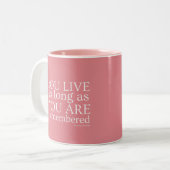 Stamboom mok (roze) (Voorkant links)