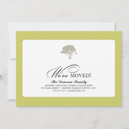 stamboom {wij hebben bewogen} aankondiging (Voorkant)